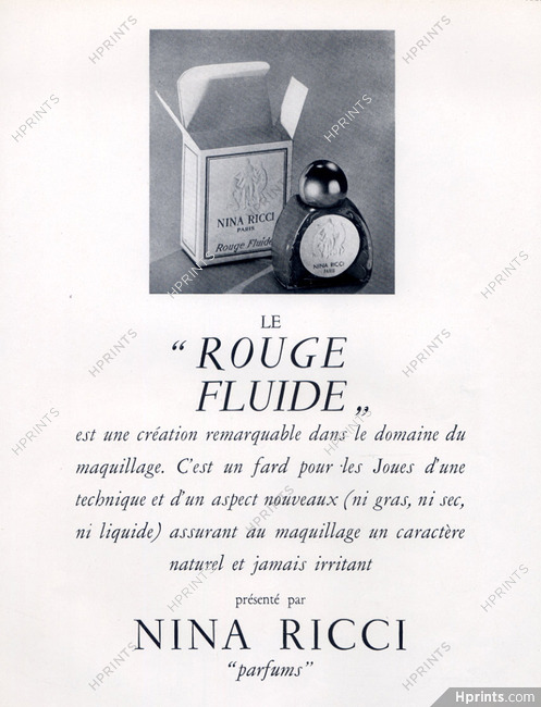 Nina Ricci (Cosmetics) 1949 Rouge Fluide Blusher