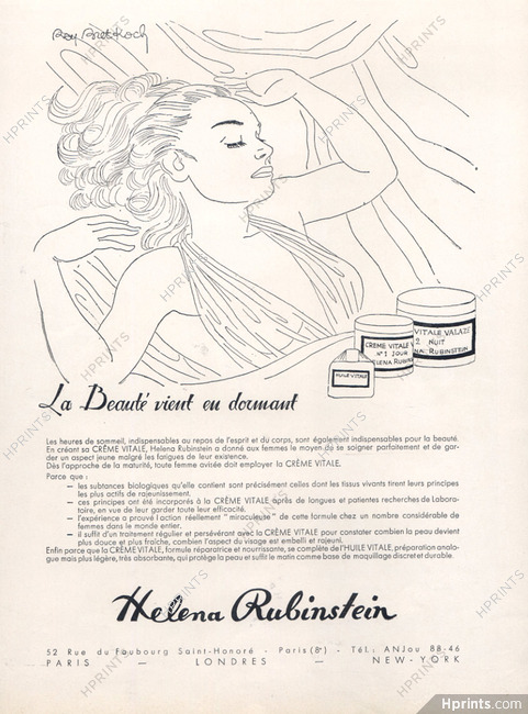 Helena Rubinstein (Cosmetics) 1949 Raymond Bret-Koch