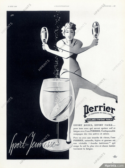 Perrier (Water) 1939 Libis