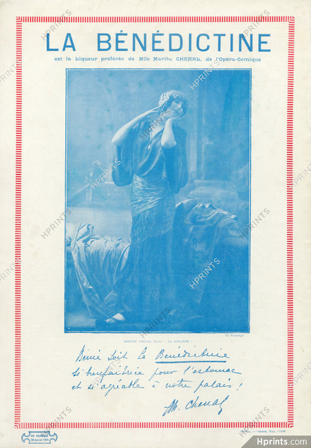 Bénédictine 1912 Marthe Chenal