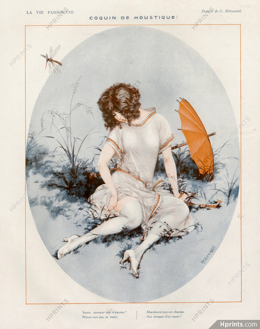 Hérouard 1922 "Coquin de moustique!", Scamp of Mosquito