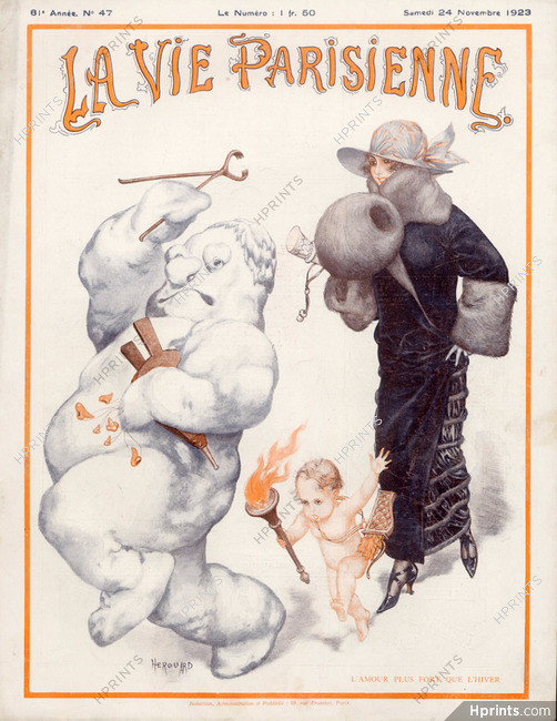 Chéri Hérouard 1923 Snowman