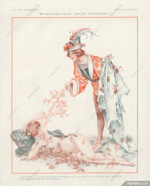 Chéri Hérouard 1927 Mister Printemps.. Madam Autumn... Nude