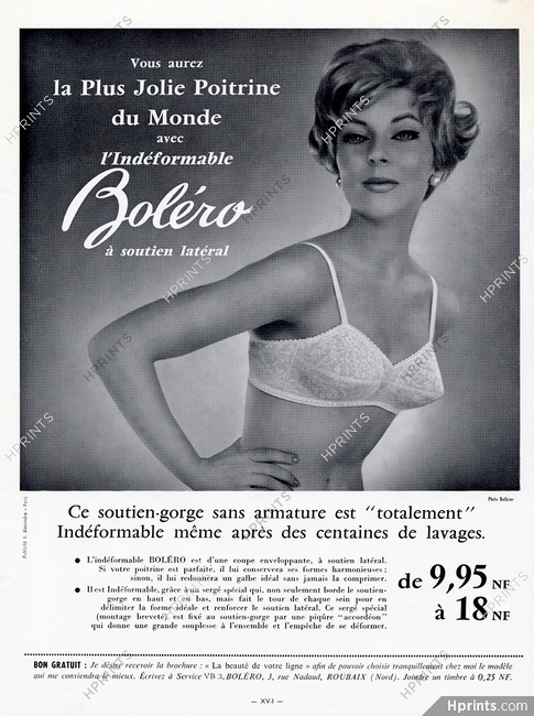 Boléro 1950s Bra - Photo Botkine — Advertisement