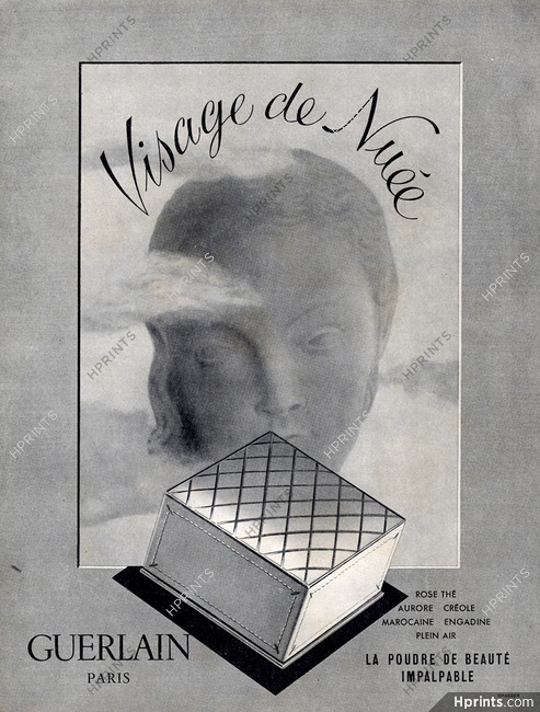 Guerlain (Cosmetics) 1953 Visage de Nuée