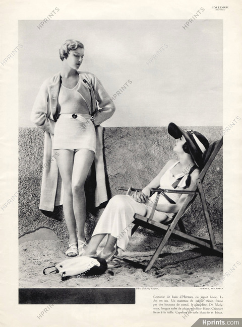 Hermès & Molyneux (Swimwear) 1933