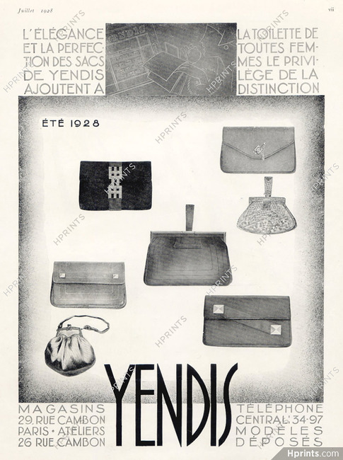Yendis (Handbags) 1928
