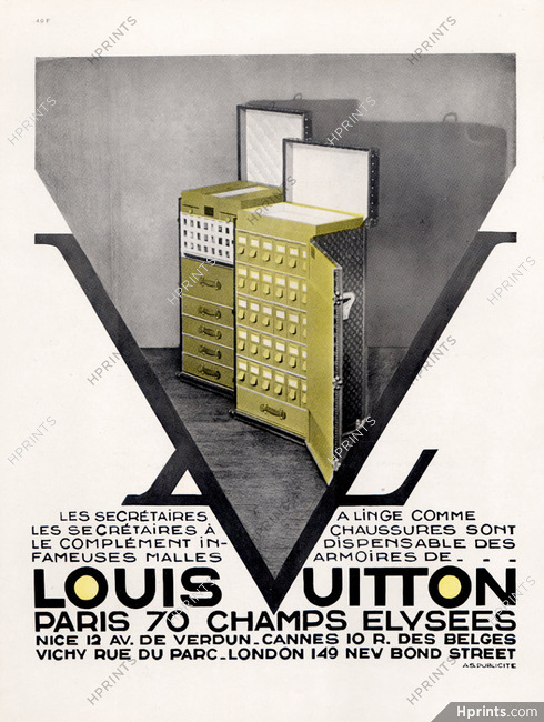 Louis Vuitton 1930 Secrétaires à linge et chaussures