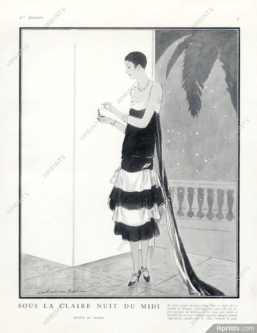 Chanel (Couture) 1925 Lee Creelman Erickson, Evening Gown