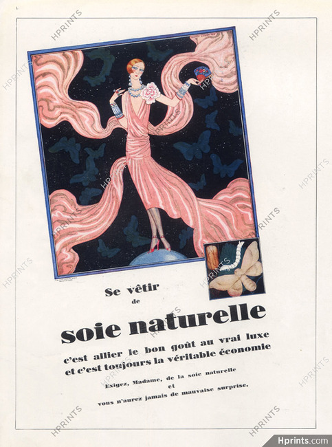 Soie Naturelle (Silks) 1929 George Barbier