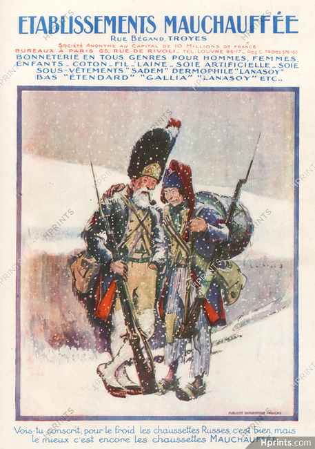 Mauchauffée (Fabric) 1921 Russian Soldier Military