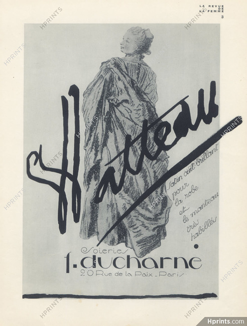Ducharne (Fabric) 1930 Watteau Textile
