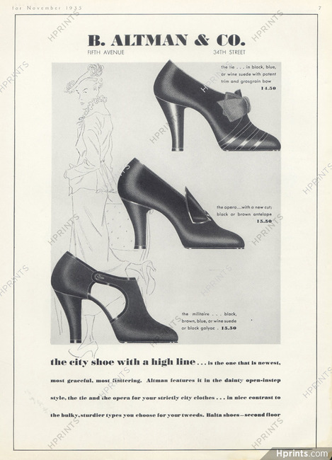 Altman (Shoes) 1935