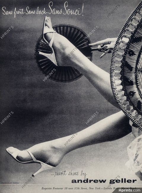Andrew Geller (Shoes) 1954 — Advertisement