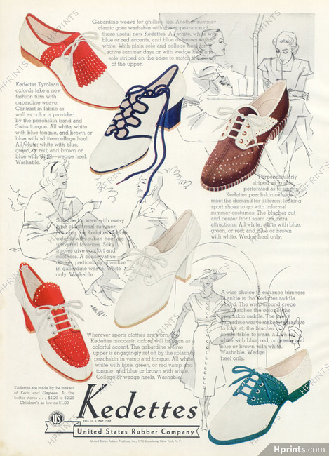 United States Rubber Company (Shoes) 1937 Kedettes