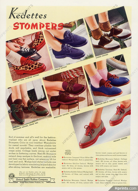 United States Rubber Company (Shoes) 1938 Kedettes
