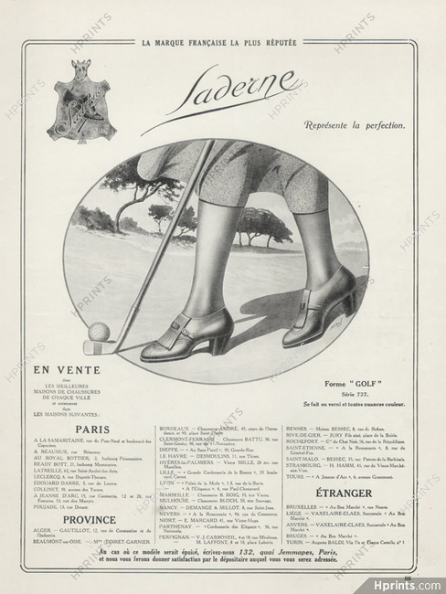 Saderne (Shoes) 1920 Golf