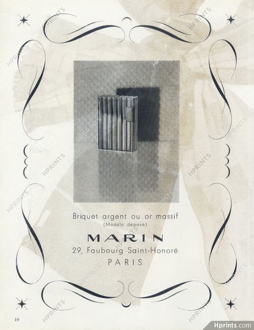 Marin (Silversmith) 1946 Lighter