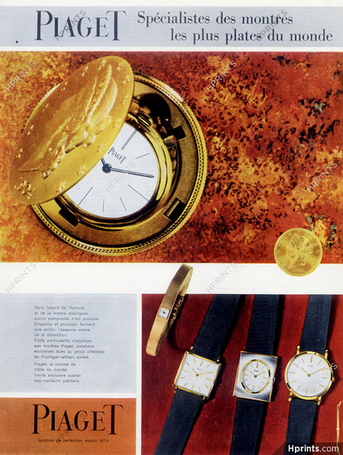 Piaget (Watches) 1959 — Advertisement