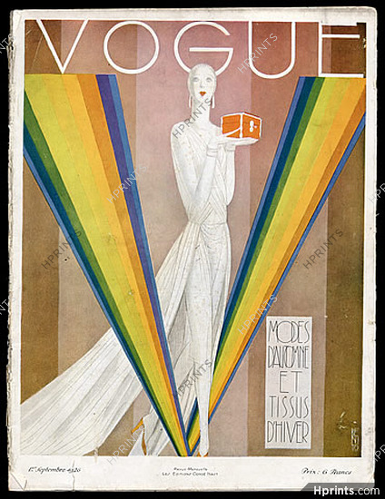 Vogue Paris 1926 September, Benito, Modes d'Automne, Tissus