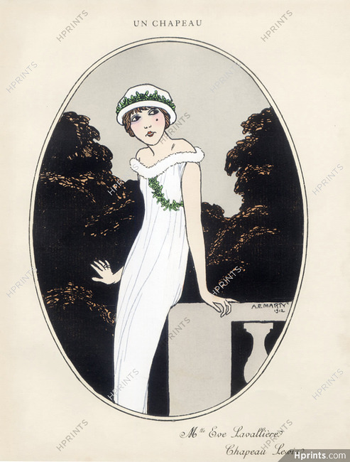 Lewis (Millinery) 1912 Eve Lavalliere, André Edouard Marty