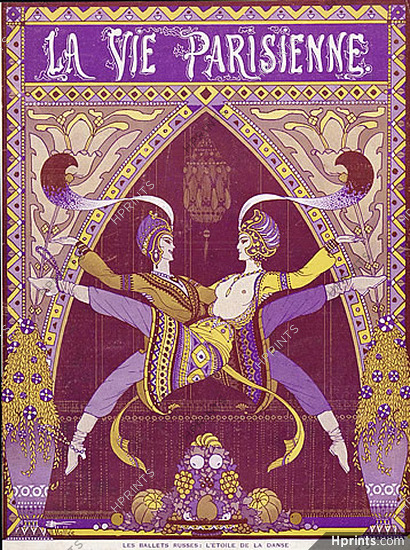 Armand Vallée 1913 Russian Ballet, Ballets Russes