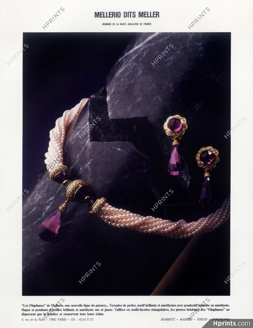 Mellerio dits Meller (Jewels) 1986 les Diaphanes, Pearls