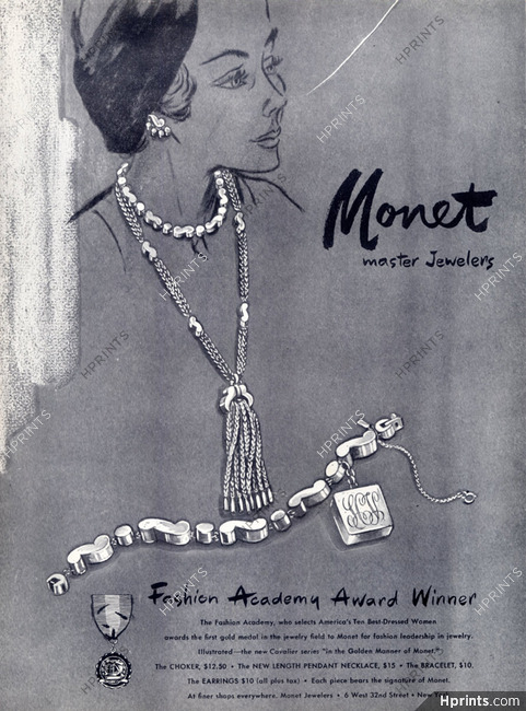 Monet (Jewels) 1949 Pendant, Necklace...