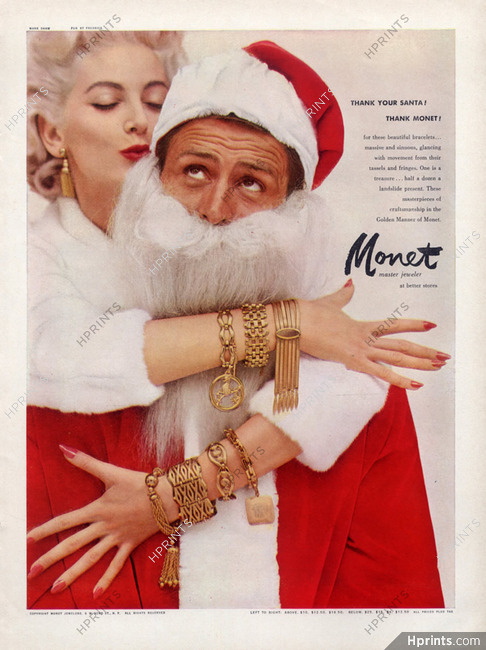 Monet (Jewels) 1954 Fur Coat Fredica, Santa