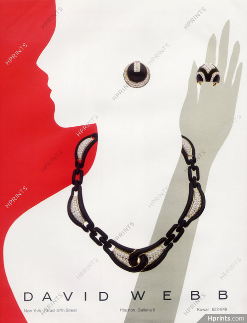 David Webb (Jewels) 1985 Necklace, Earrings, Ring