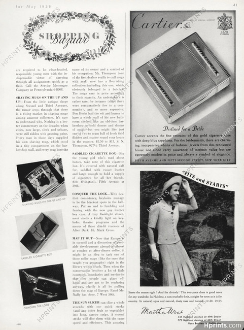 Cartier (Jewels) 1938 Cigarette Case