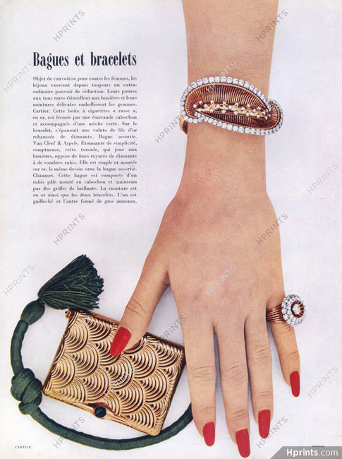 Cartier 1953 Bracelet, Cigarette Box, Ring