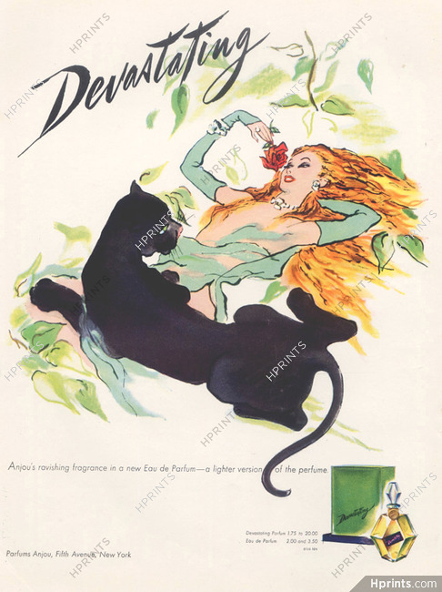Anjou (Perfumes) 1946 Black Panther
