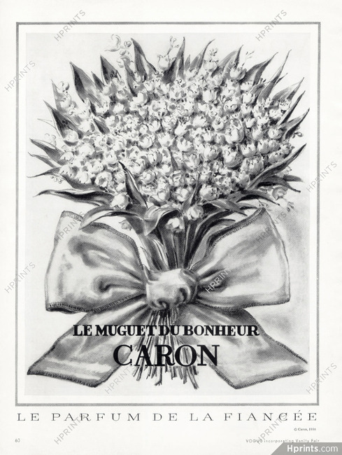 Caron (Perfumes) 1956 Le Muguet Du Bonheur, Lily Of The Valley