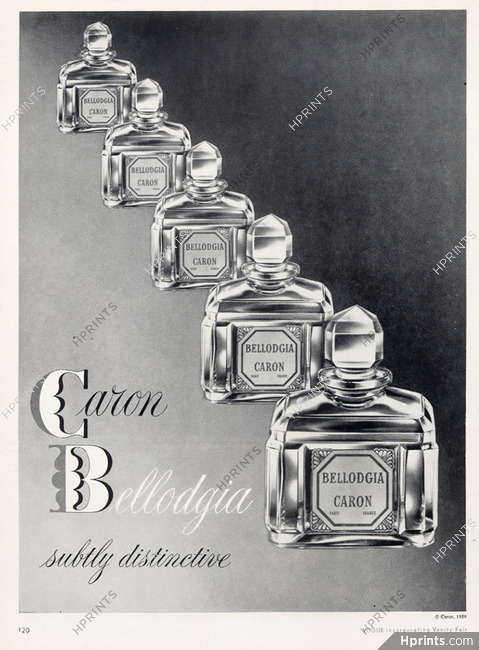 Caron (Perfumes) 1959 Bellodgia