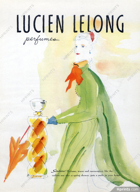 Lucien Lelong (Perfumes) 1948 Sirocco