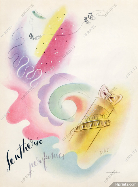 Lenthéric (Perfumes) 1946 Confetti, MAC