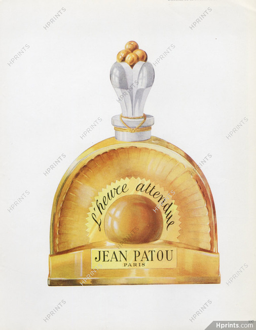 Jean Patou (Perfumes) 1949 l'Heure Attendue