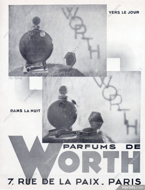 Worth (Perfumes) 1930 Vers le Jour