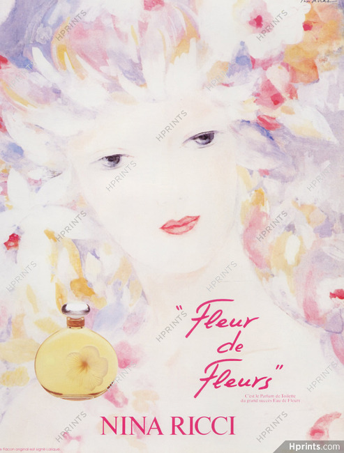 Nina Ricci (Perfumes) 1982 Fleur de Fleurs, Bottle Lalique