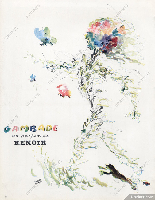 Renoir (Perfumes) 1946 Gambade, Pierre Pagès