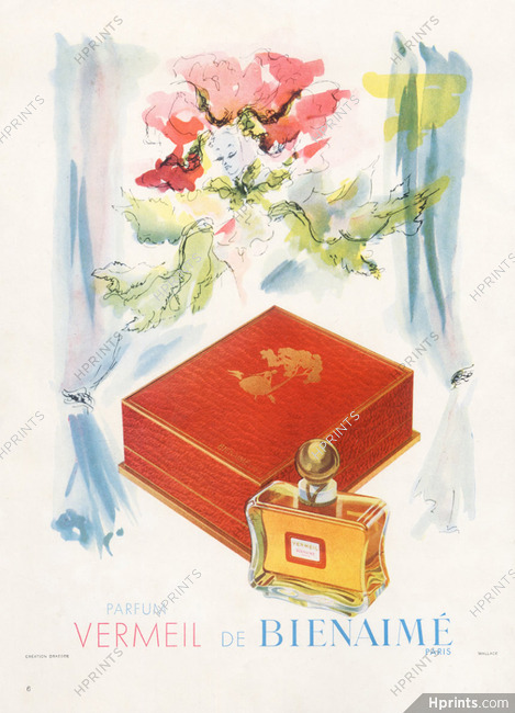 Bienaimé (Perfumes) 1947 Parfum Vermeil