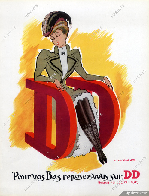 DD - Doré Doré (Stockings) 1950 Gadoud