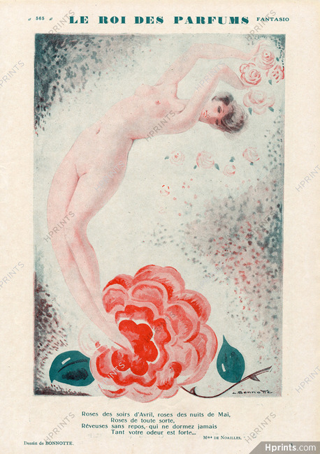 Bonnotte 1927 Nudity Nude, Rose