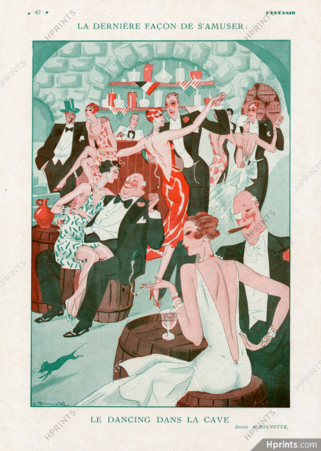 Bonnotte 1930 Dancers Roaring Twenties