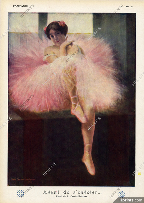 Carrier-Belleuse 1912 ''Avant de s'envoler'' Ballerine