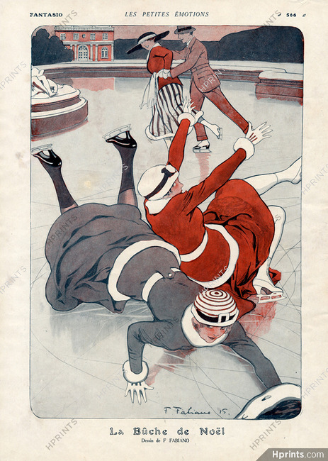 Fabiano 1915 ice Skating, Winter Sport