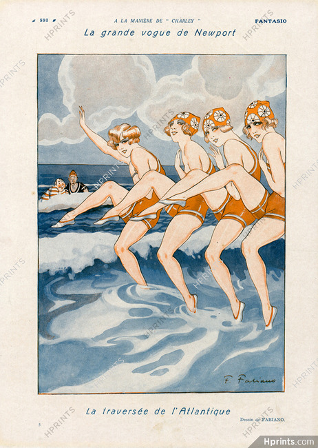 Fabiano 1927 Newport Bathing Beauties