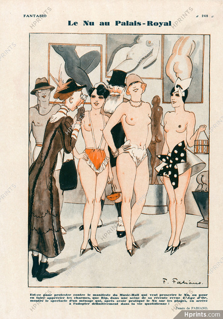 Fabiano 1928 Cabaret Music Hall, Nudes