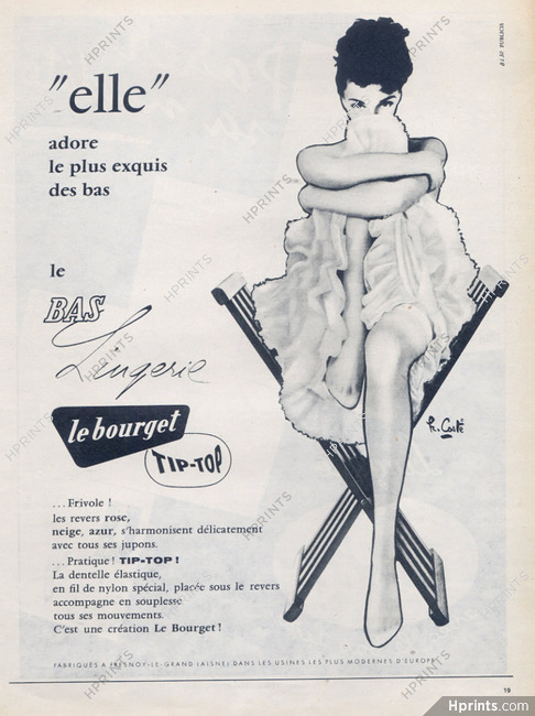Le Bourget (Hosiery, Stockings) 1956 P. Coste